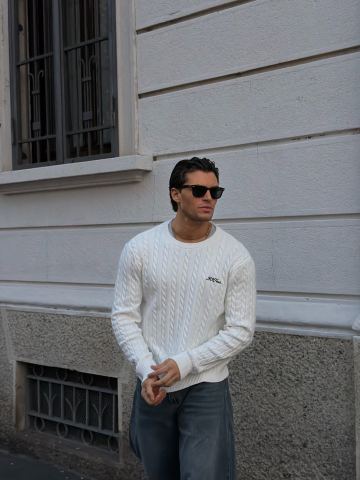 HERITAGE KNIT-WHITE