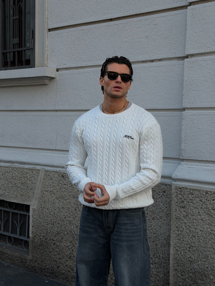 HERITAGE KNIT-WHITE