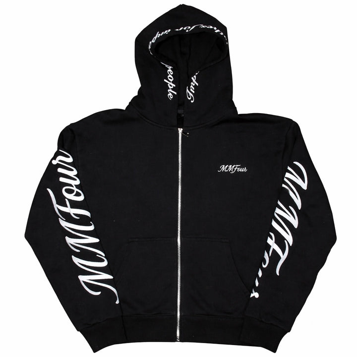 MMFOUR Script Zip Hoodie