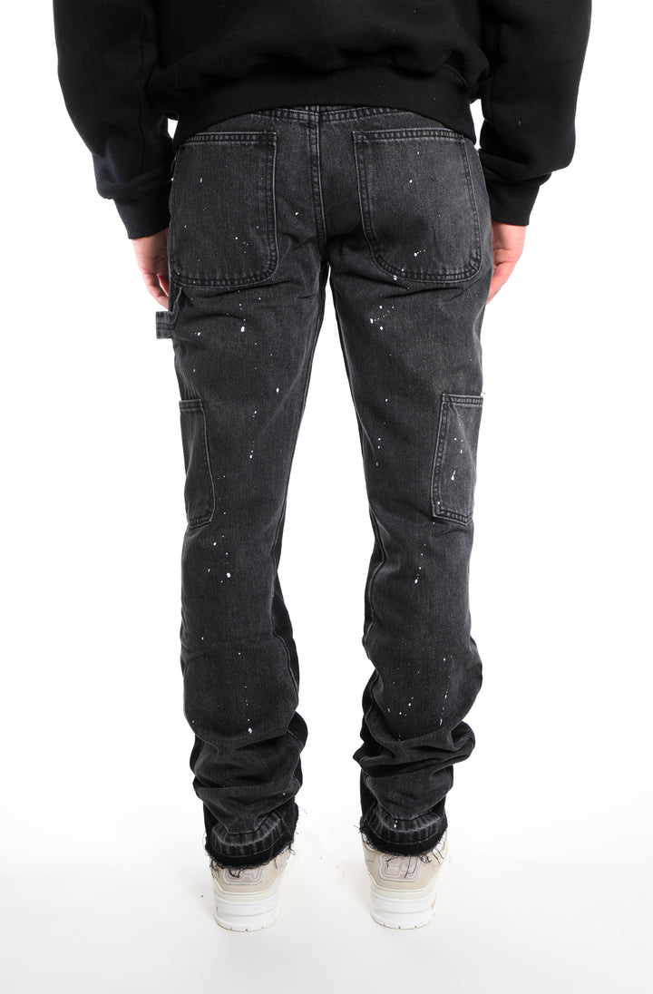 aggressive jeans