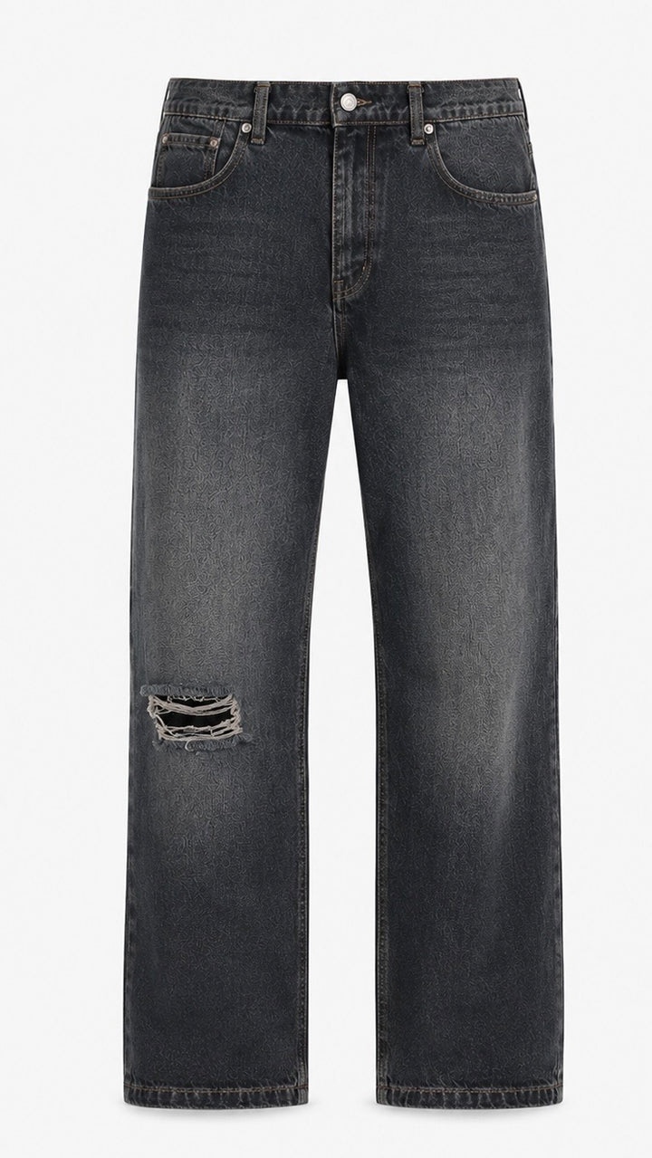 MIDNIGHT DISTRESSED JEANS