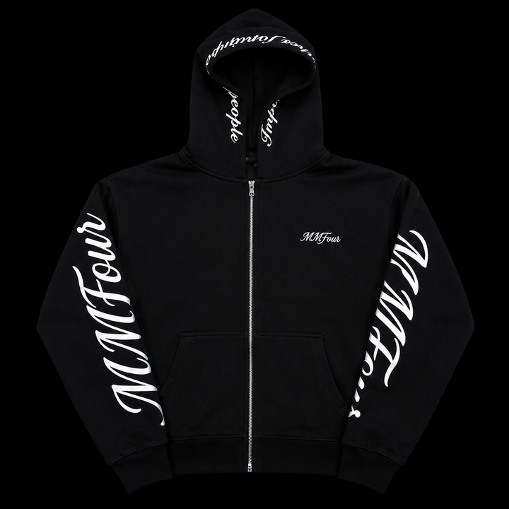 MMFOUR Script Zip Hoodie