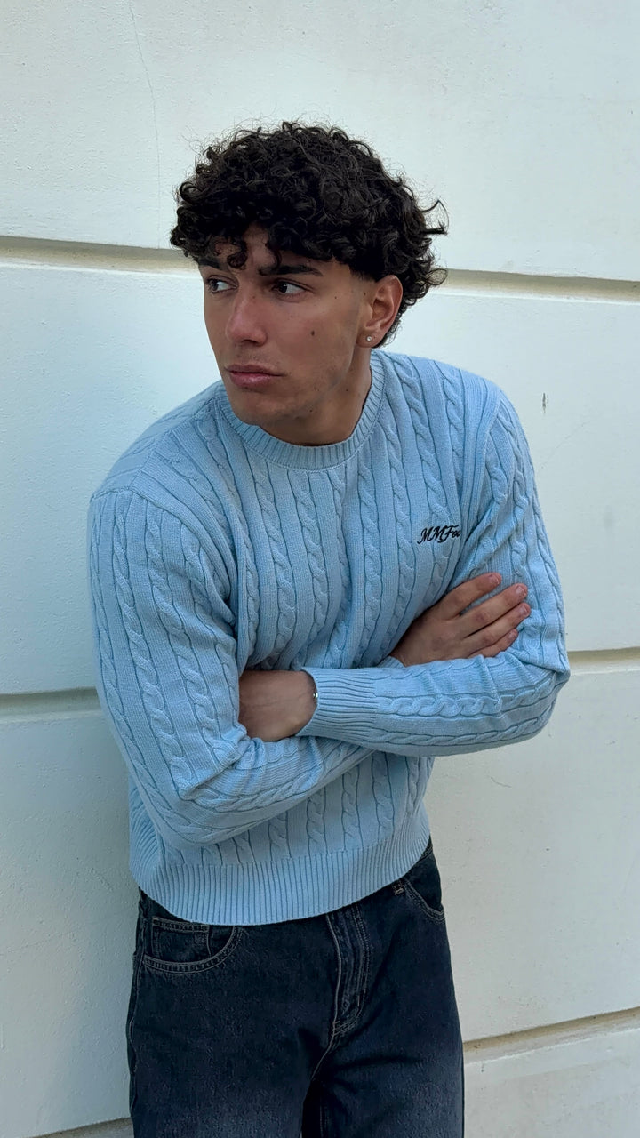 HERITAGE KNIT-BLUE