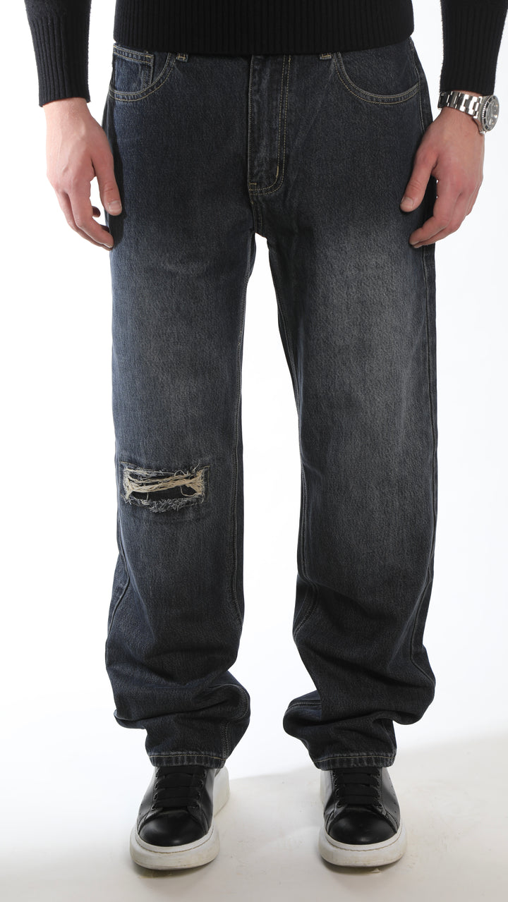 MIDNIGHT DISTRESSED JEANS