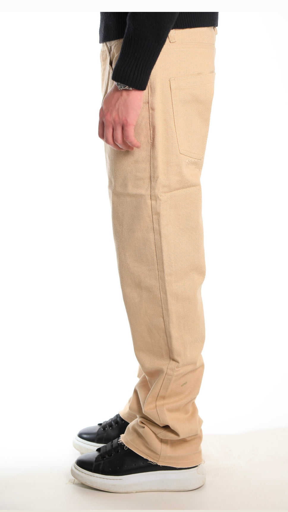 Wide beige Jeans