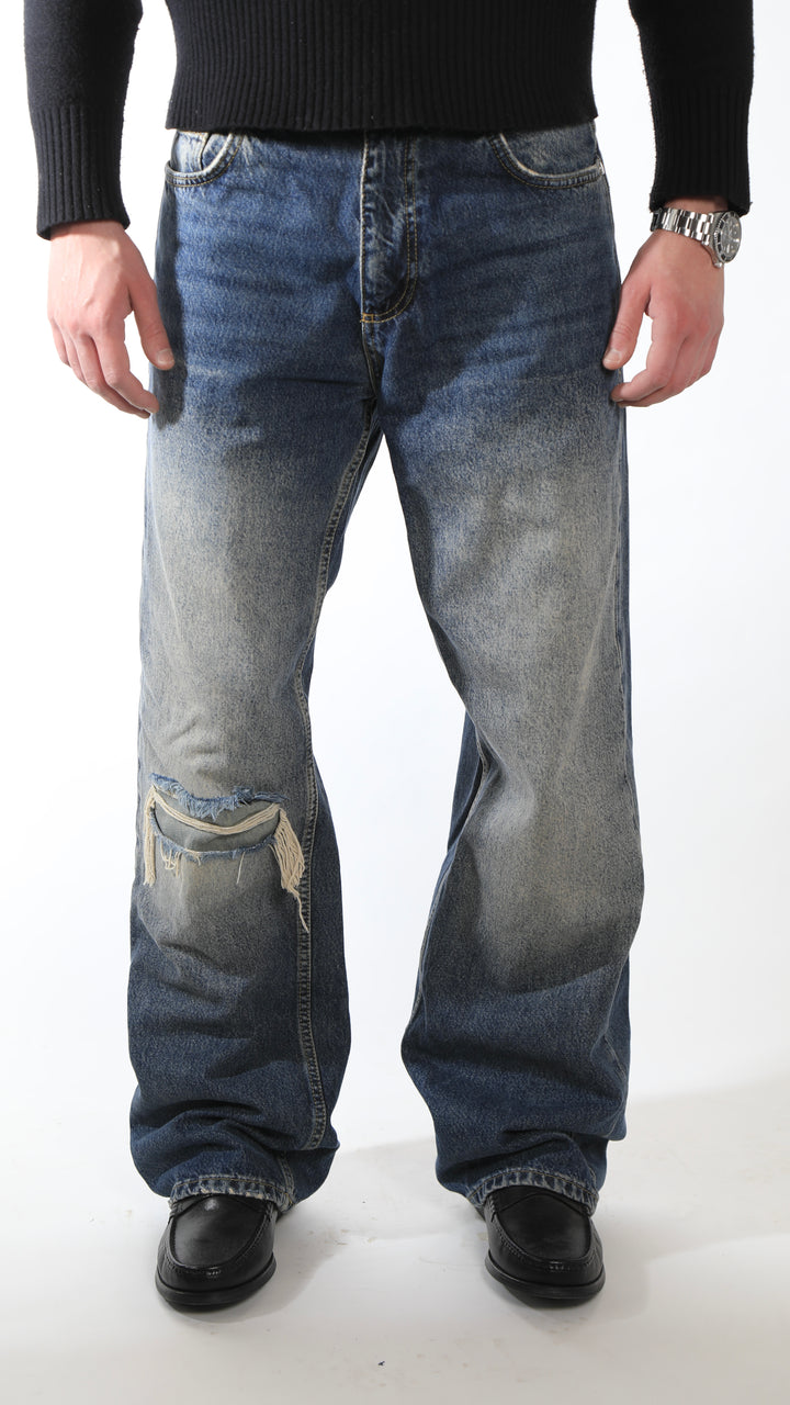 MIDNIGHT DISTRESSED JEANS