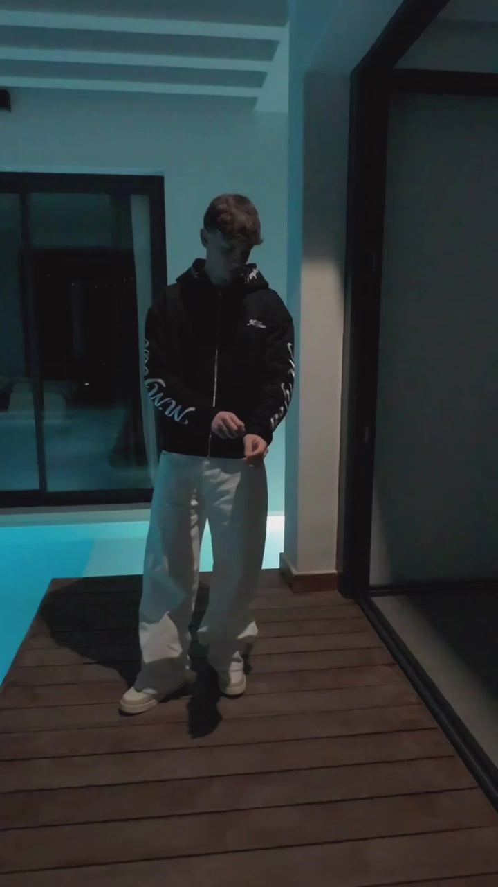 MMFOUR Script Zip Hoodie